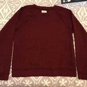 Burgundy sweater